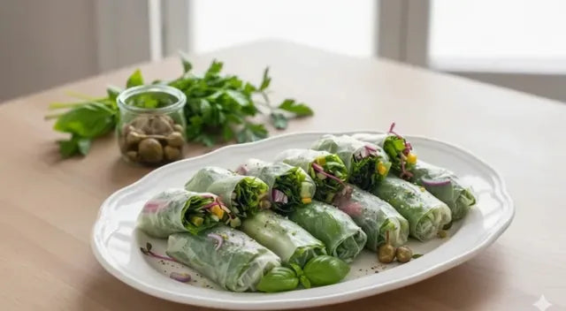 Rouleaux de printemps végétaux