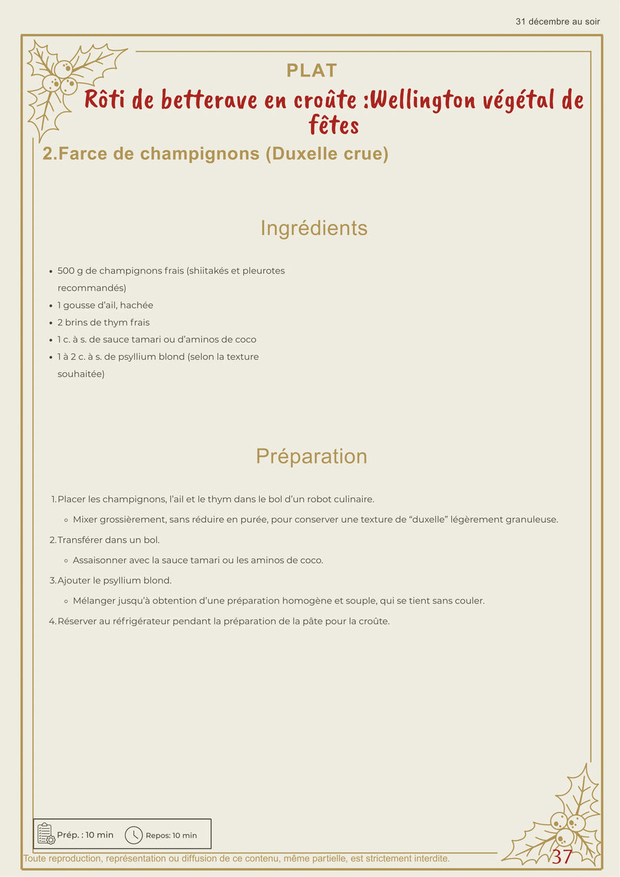 Aperçu de Noël CRU