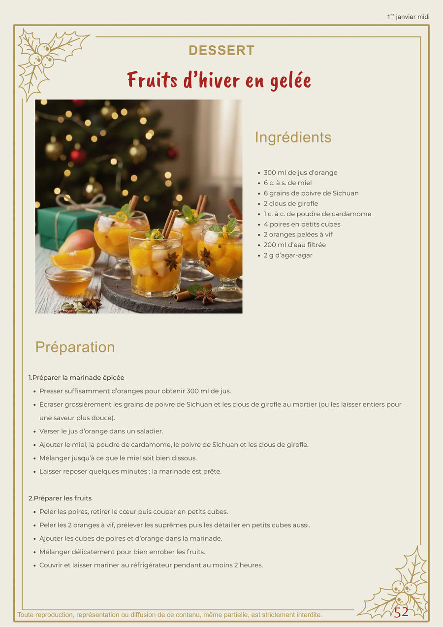 Aperçu de Noël CRU