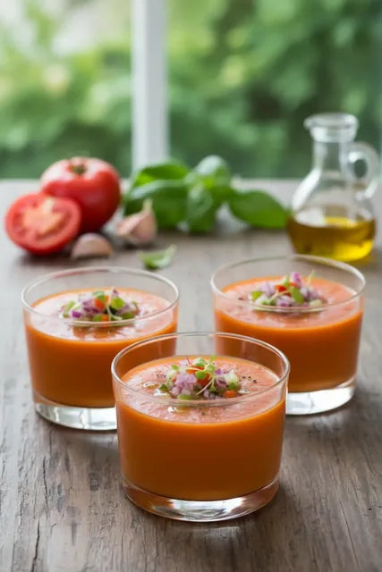 Gaspacho frais à la tomate
