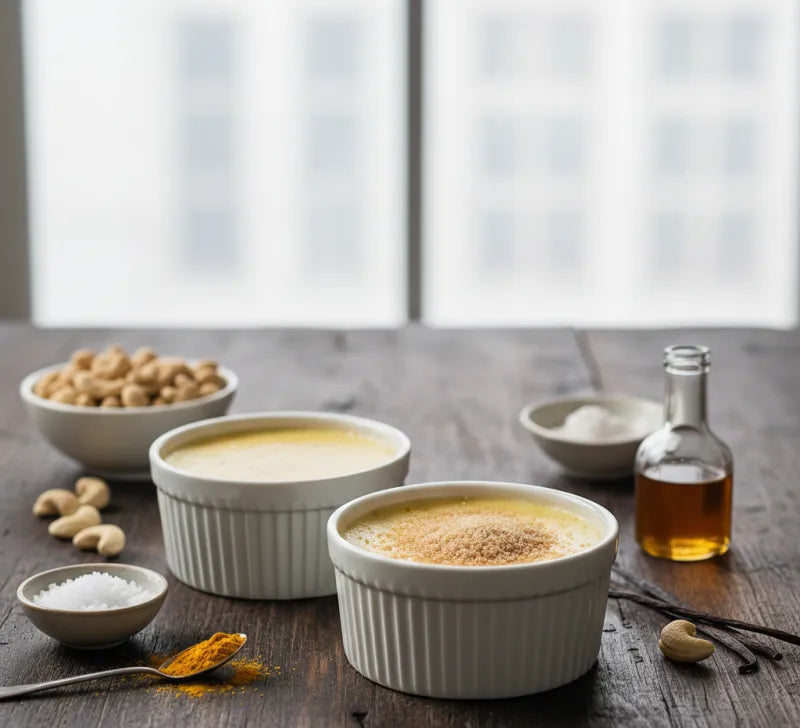 Crèmes brûlées végétales
